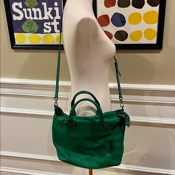 Reed Krakoff Leather Gym Bag in Zephyr Green - Picture 2 of 13